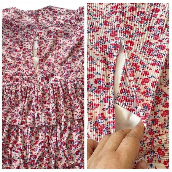 Sabina Musayev Verbena Mini Dress, Floral print, Size L, New with tag - Picture 13 of 16